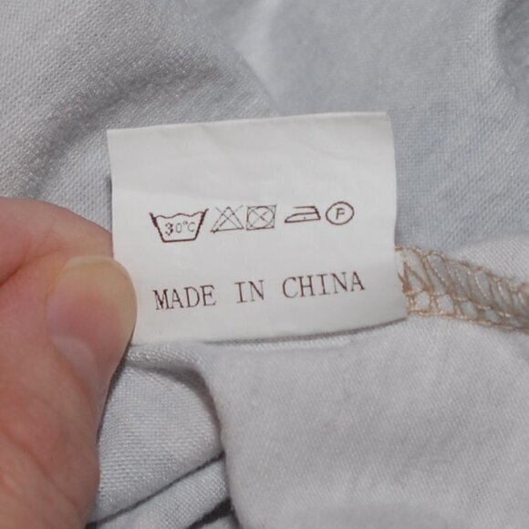 Peekaboo Shoulders Camo Tank Top Womens Small Multi Strap Tan Gre - Picture 5 of 5